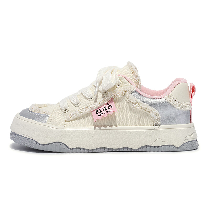 

Кроссовки Miss Zhang Skateboarding Shoes Women's Low-top Beige, бежевый
