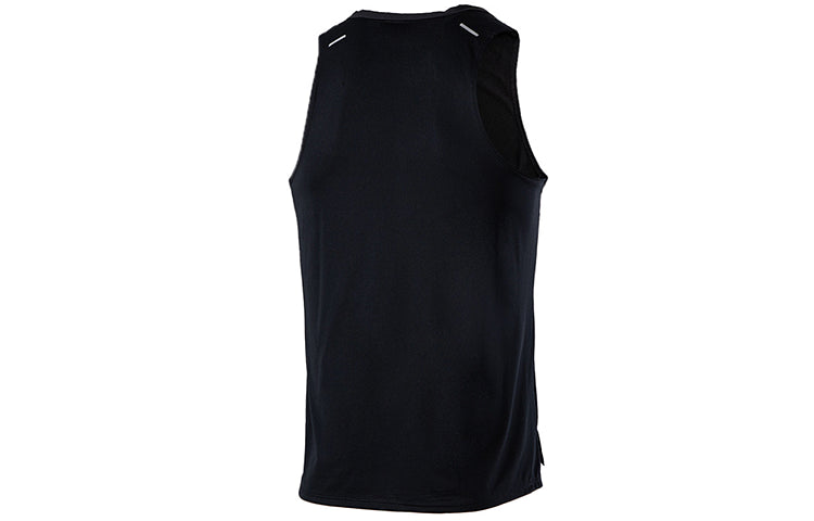 Жилет Nike Dri-FIT Rise 365 Reflective Logo Printing Running Sports Vest Black — фото 2