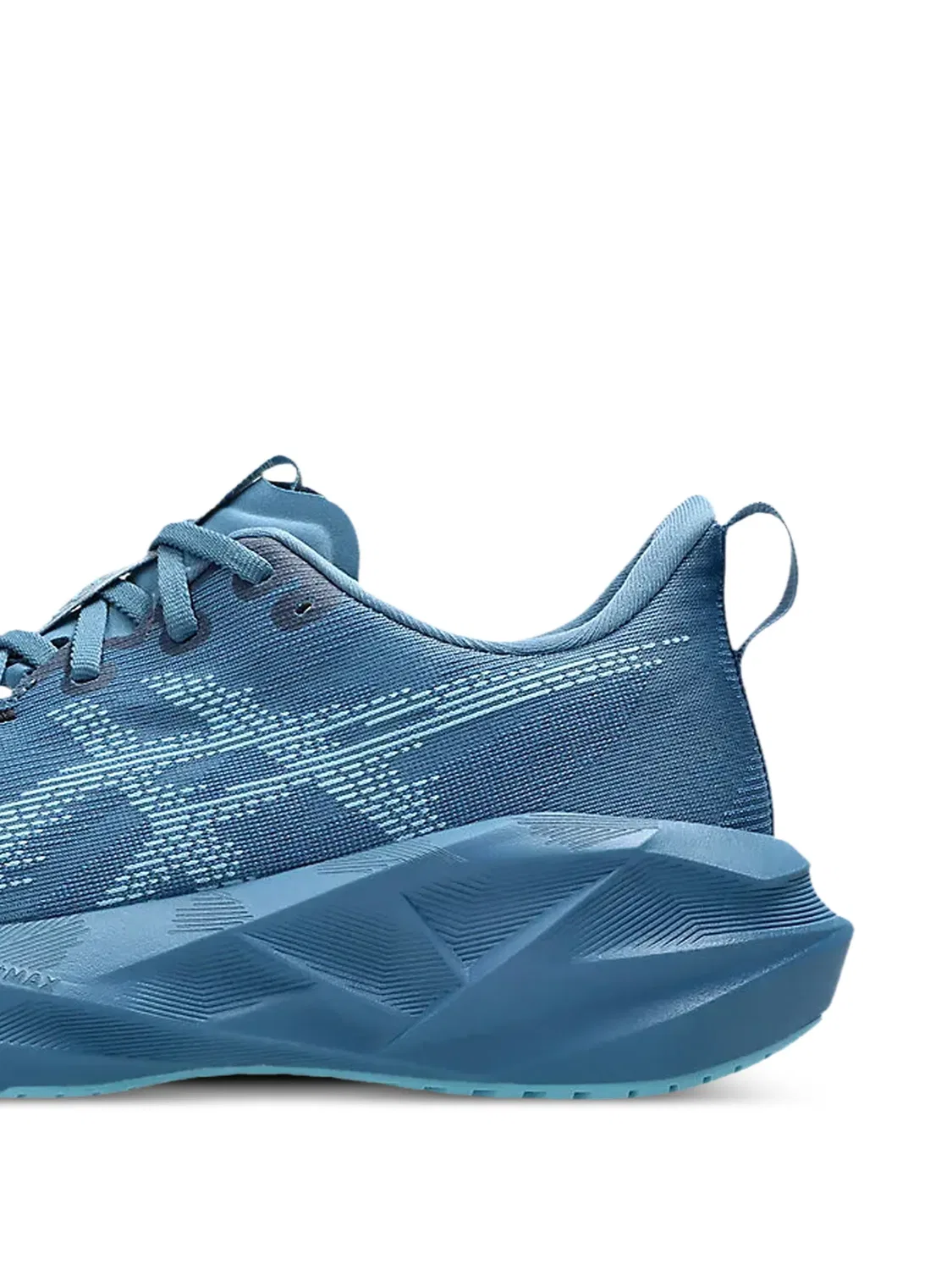 Кеды Novablast 5 с узором ASICS, синий — фото 2