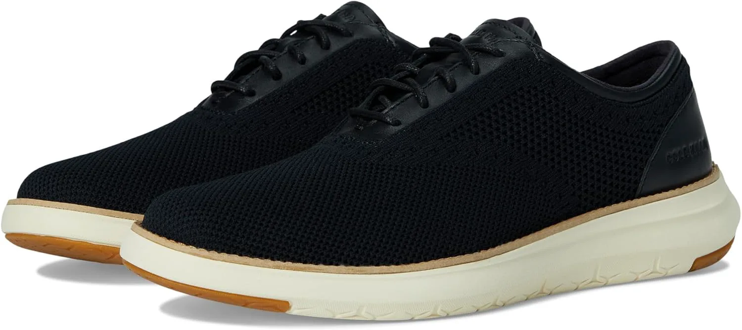 Туфли Cole Haan Mens Grand Remix Knit, черный/слоновая кость — фото 4