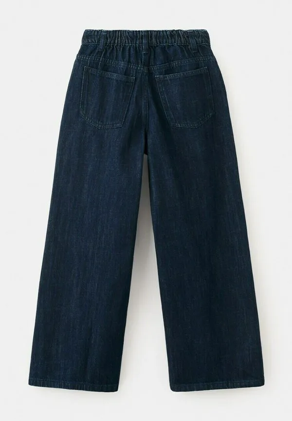 Детские расклешенные джинсы Mango Kids, Dark Blue — фото 2