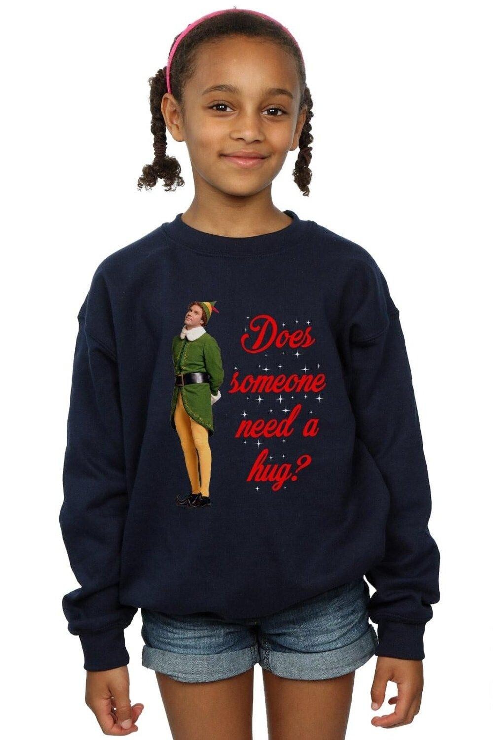 

Толстовка Hug Buddy Elf, темно-синий