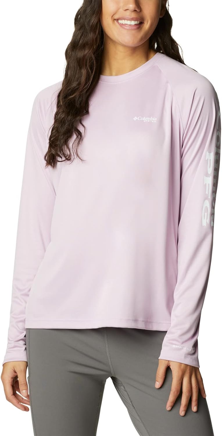 

Куртка-толстовка Columbia Women's Tidal Tee II с длинными рукавами и капюшоном, Aura/White Logo