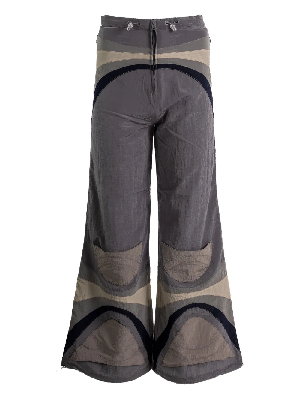 

Брюки со вставками и завязками ERL, серый