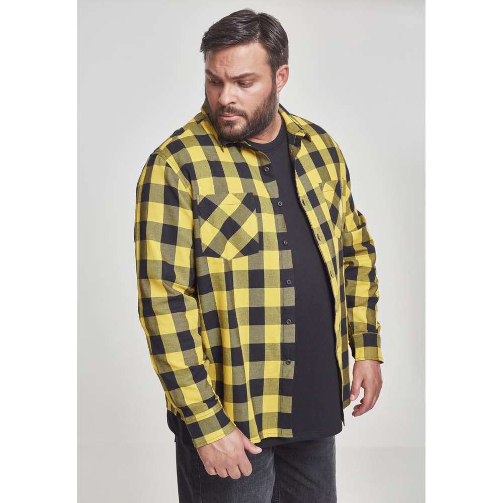 

Рубашка Urban Classics Flanell Gt, черный