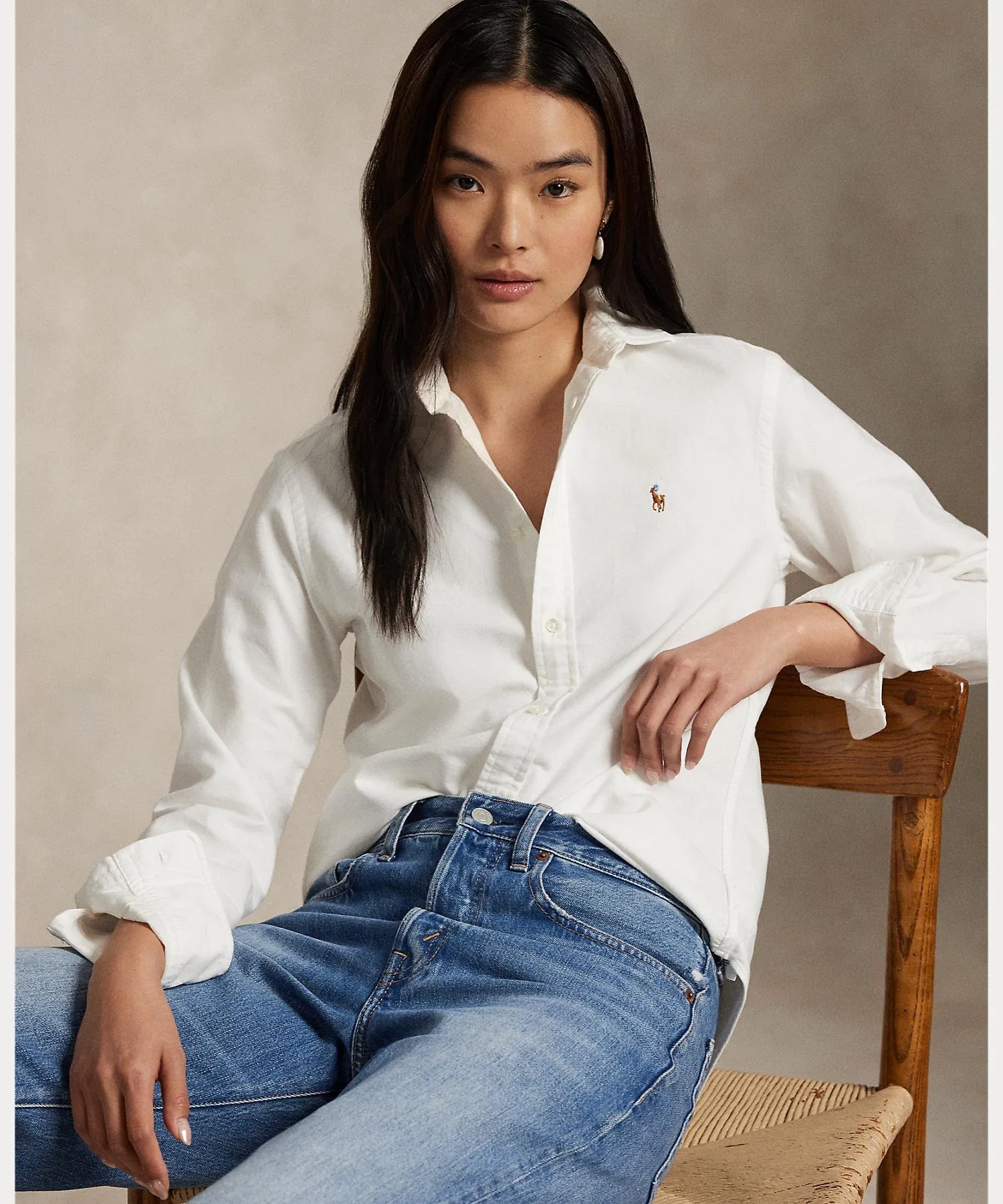 Женская рубашка POLO RALPH LAUREN Classic Fit