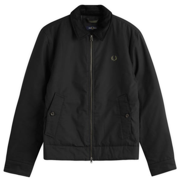 

Хлопковая куртка-кабан Fred Perry, черный