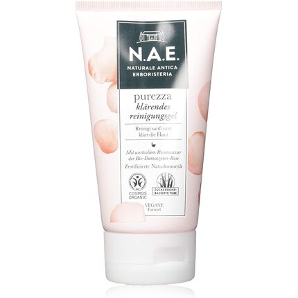 

NAE Naturale Antica Erboristeria Purezza Очищающий очищающий гель Cosmos Органическая сертифицированная веганская формула 150 мл, N.A.E