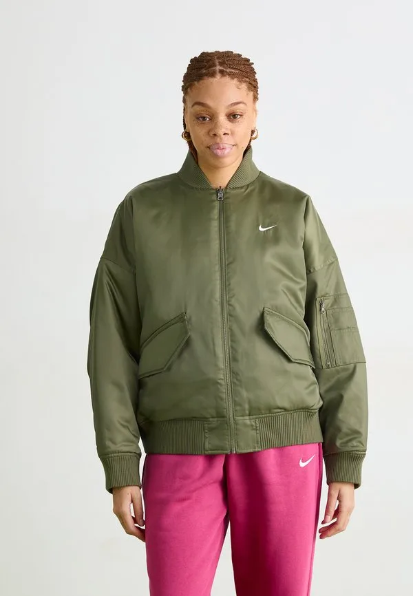 Куртка-Бомбер Nike Sportswear, Medium Olive/Safety Orange/Sail