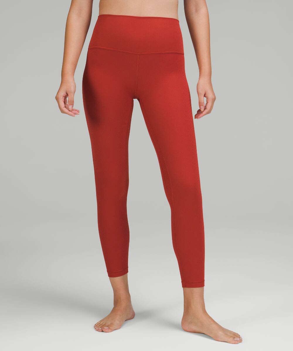 

Леггинсы с высокой посадкой в рубчик Align Lululemon
