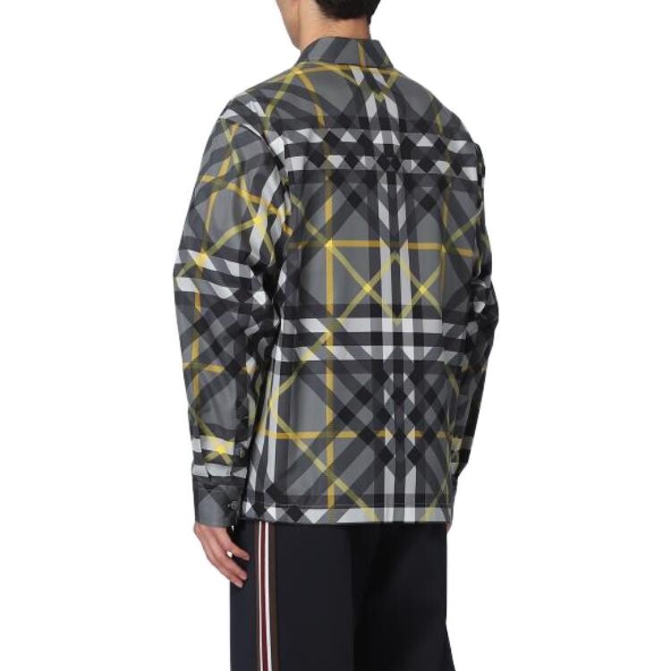 Рубашка мужская серая Burberry, серый — фото 3