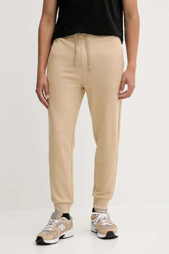 

Хлопковые спортивные брюки Hugo, бежевый