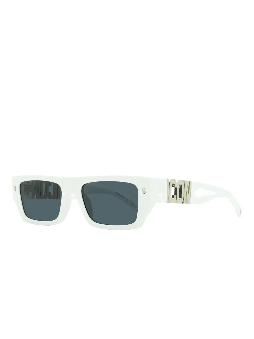 

Солнцезащитные очки Icon прямоугольной формы DSQUARED2 EYEWEAR, белый