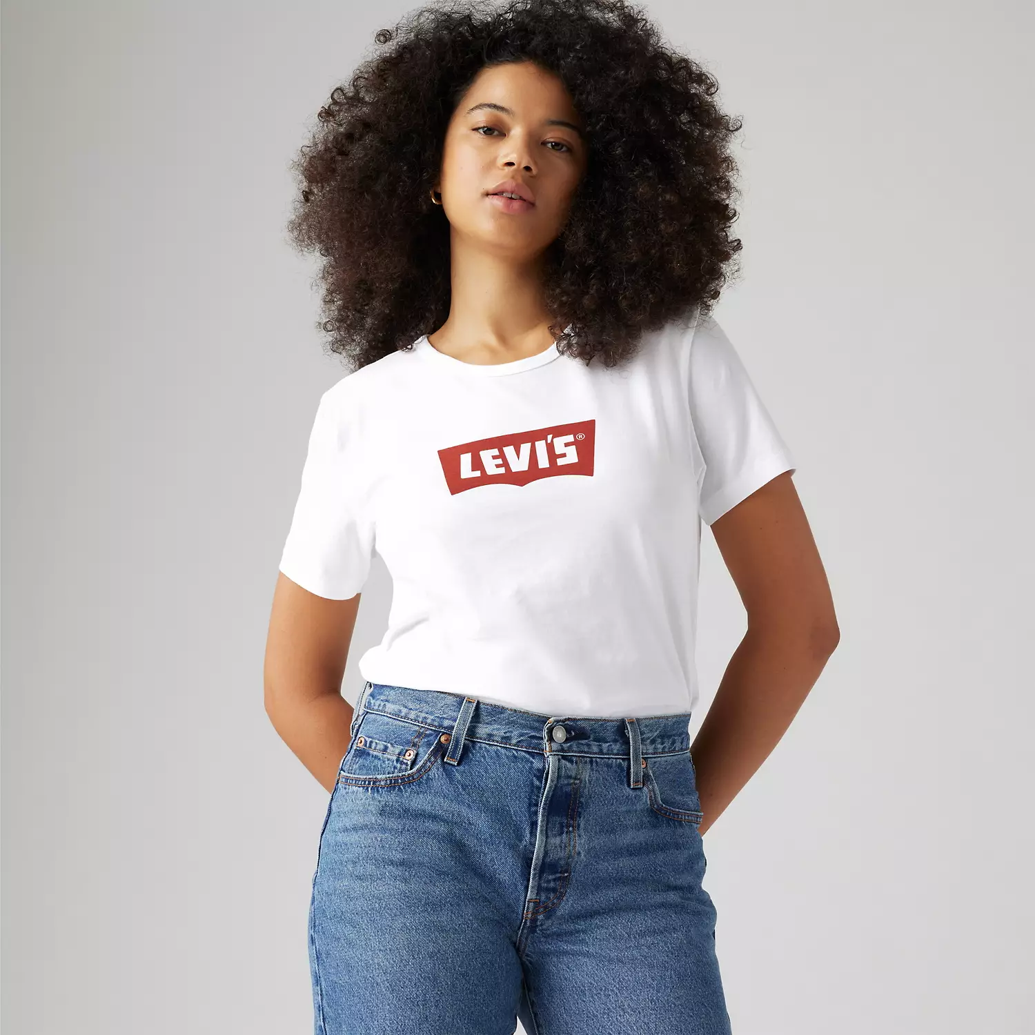

Культовая футболка с графическим рисунком Levi's, белый