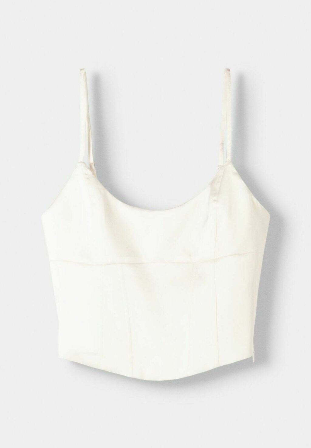 

Топ CORSET Bershka, белый