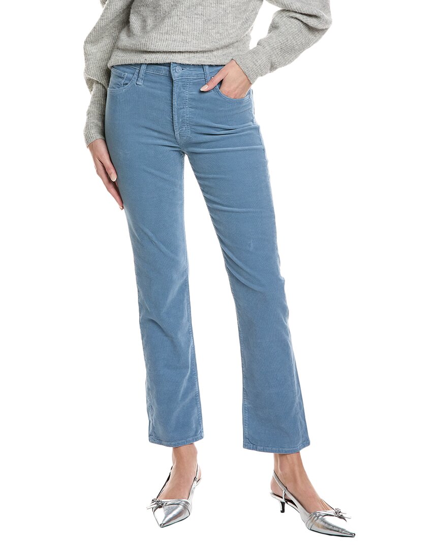 

MOTHER Джинсы Hiker Hover Blue Shadow Slim Straight Leg со средней посадкой, синий