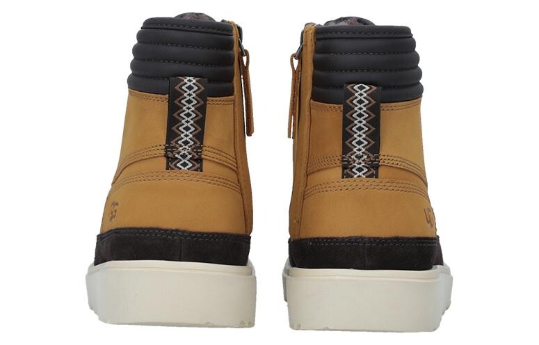 Ботинки мужские Ugg на шнуровке, коричневый/черный — фото 4
