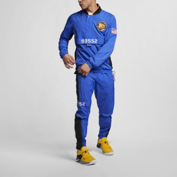 Костюм m nk tracksuit nasa athleisure casual sports suit blue Nike, синий — фото 3
