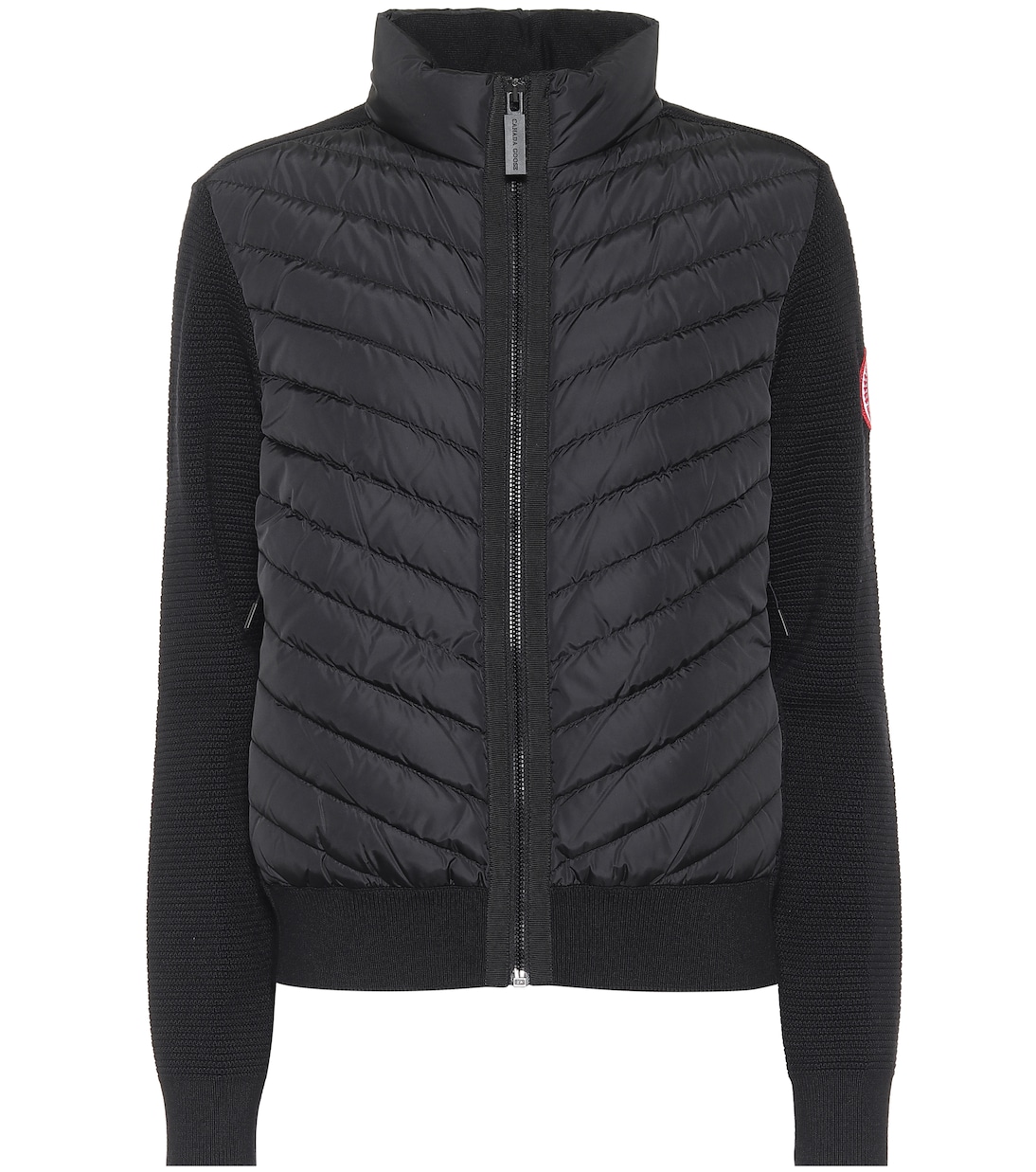 Гибридная куртка из пуха и шерсти HyBridge Canada Goose, черный
