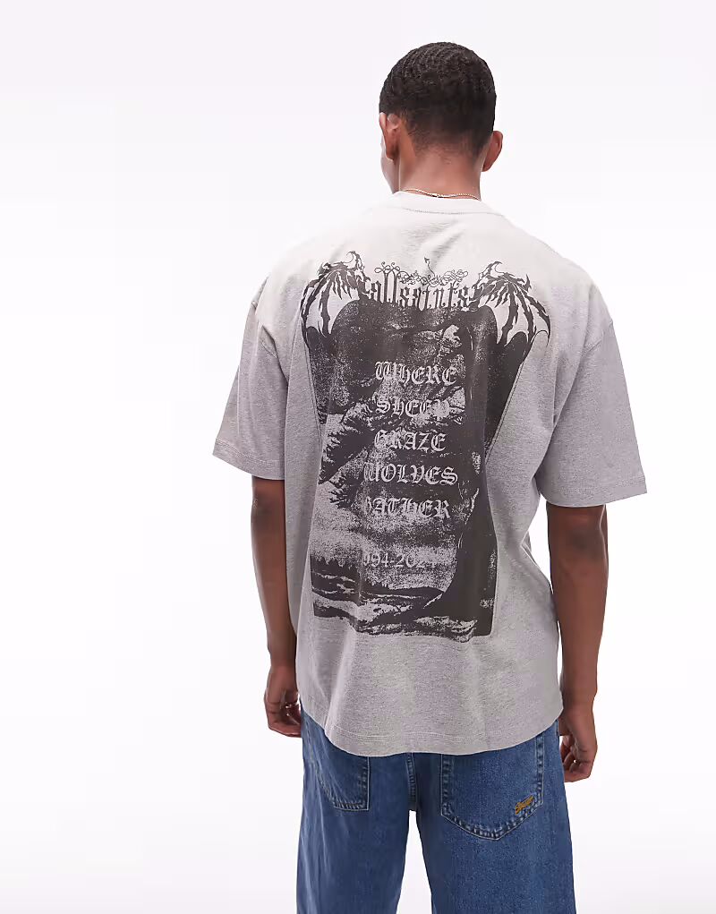

Футболка AllSaints angelic ss серого цвета