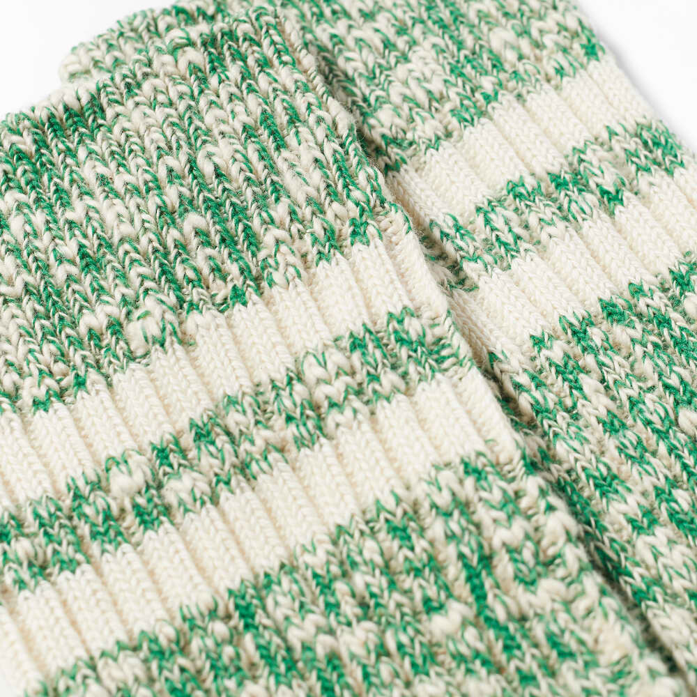 

RoToTo Slub Полосатые носки, зеленый