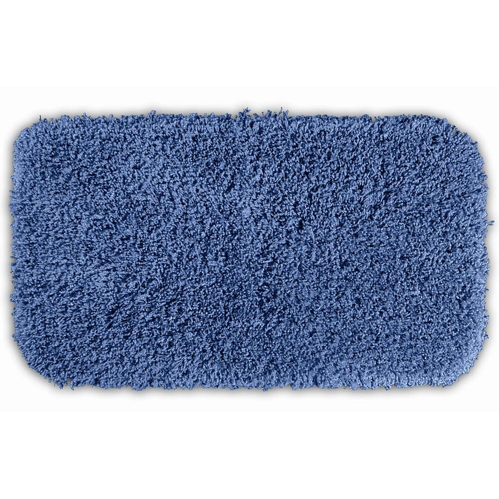 

Коврик-гирлянда Serendipity Solid Shag 30x50 Коврик для ванной Garland Rug, цвет Basin Blue