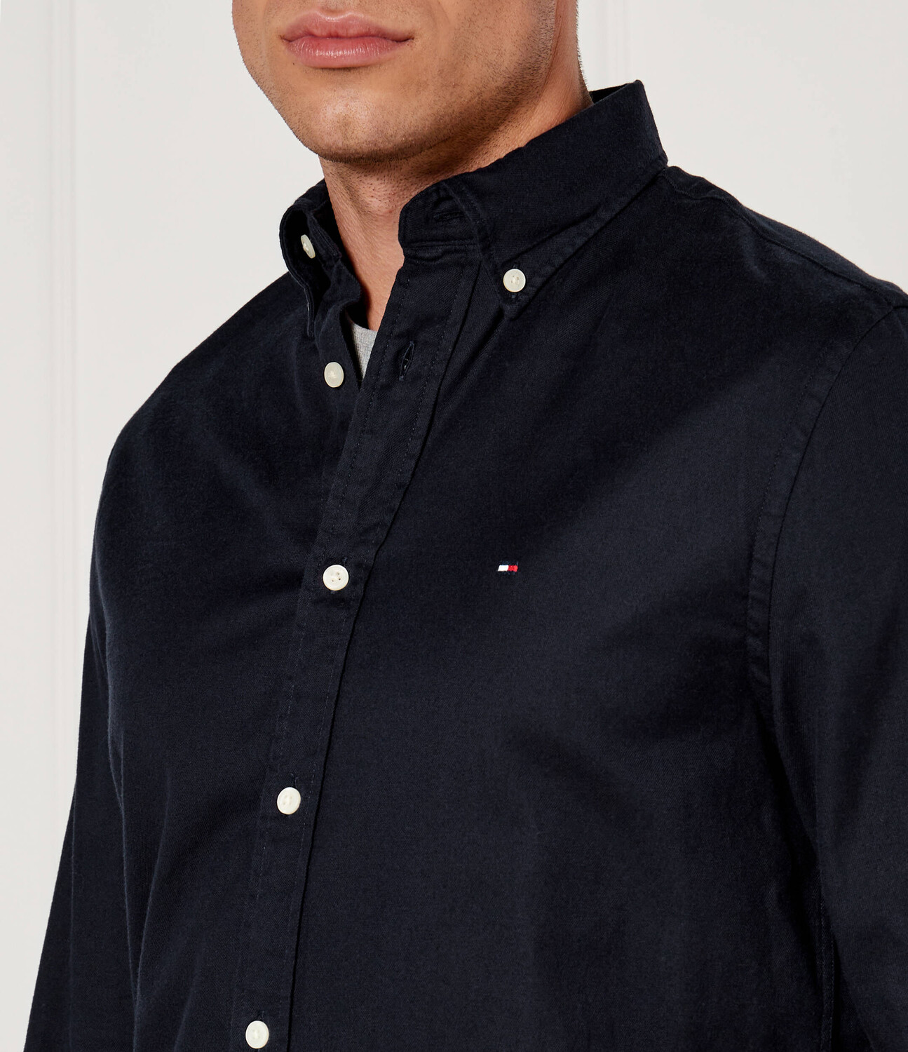 Рубашка Tommy Hilfiger Regular Fit, темно-синий — фото 4