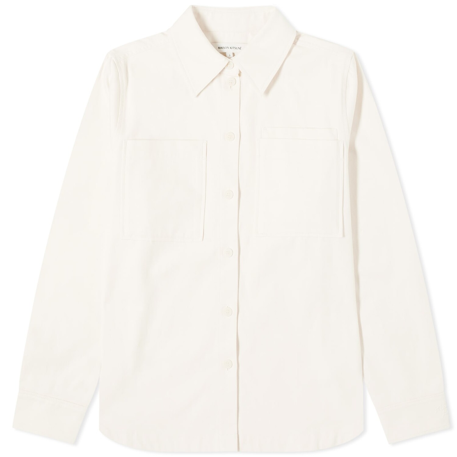 

Рубашка Maison Kitsune Overshirt, цвет Fresh Cotton