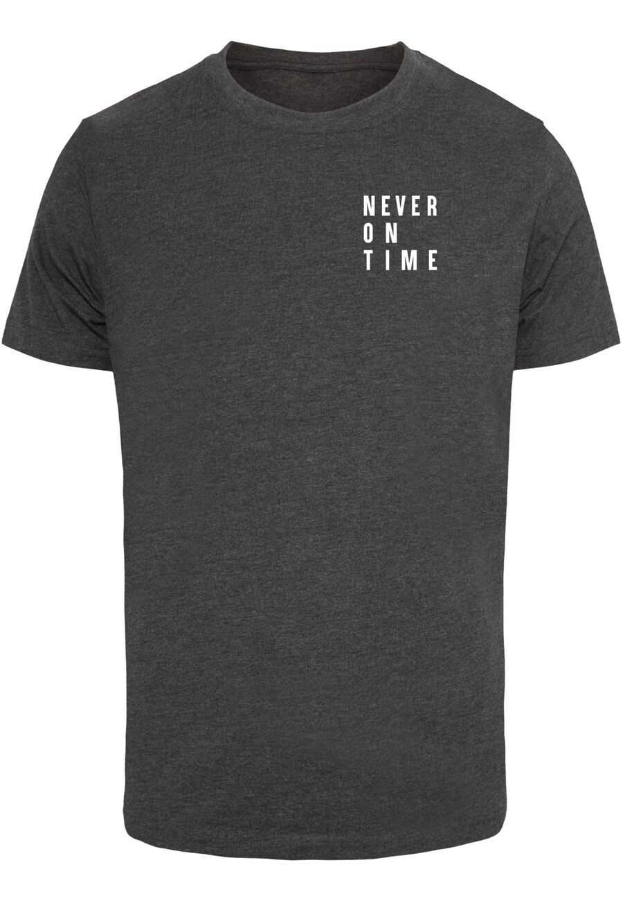 

Рубашка Merchcode Never On Time, цвет Graphite