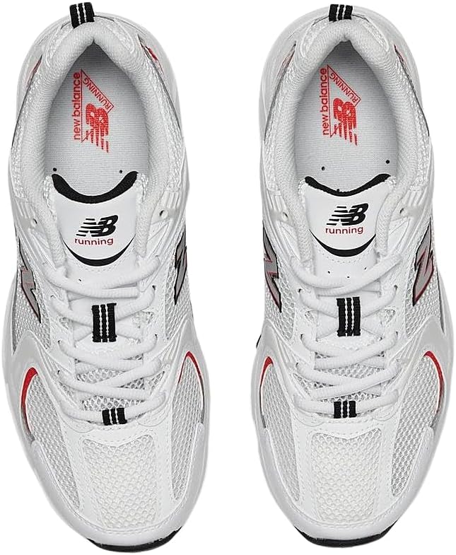 Кроссовки New Balance мужские/женские Оксфорды, Red/White — фото 2