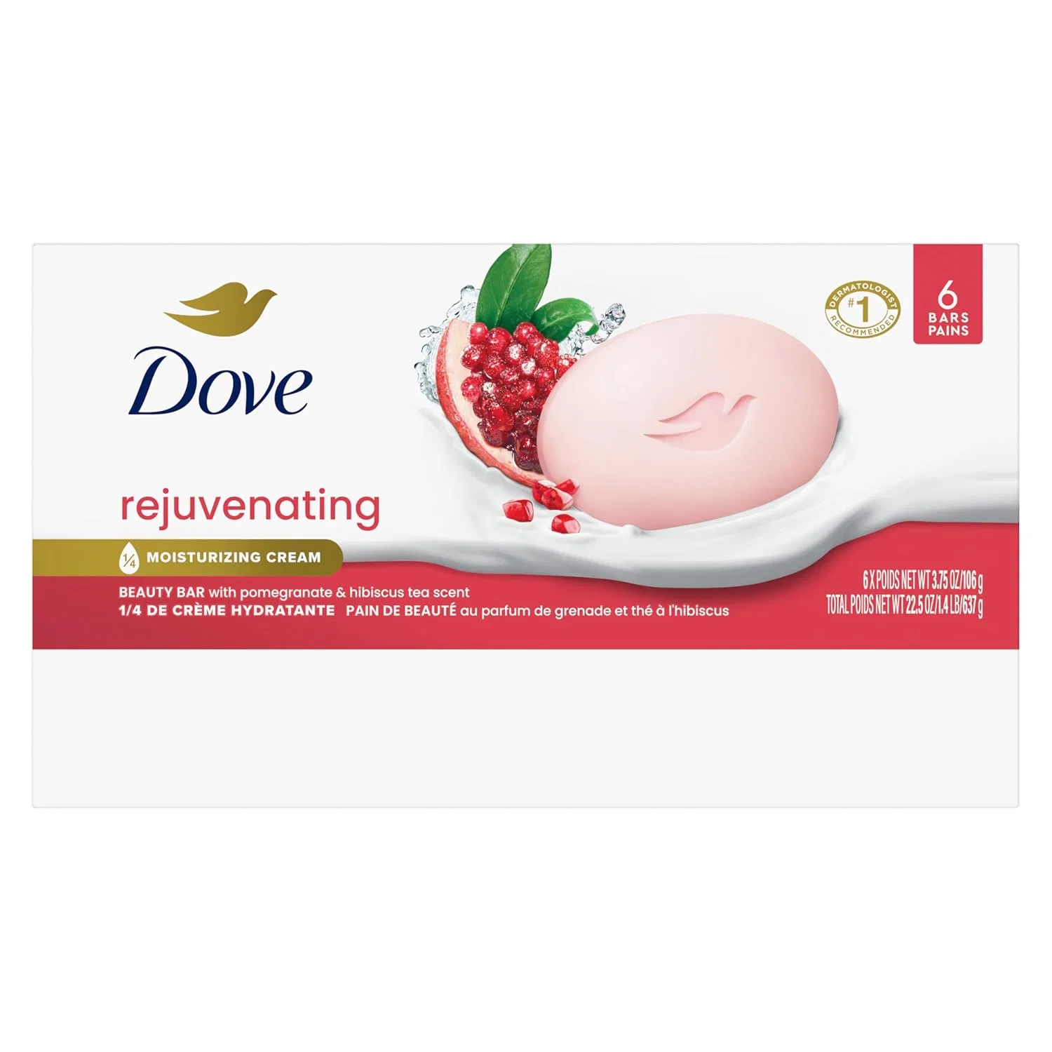 Мыло-крем «Go Fresh Revive» от Dove, 6 x 113 г Dove — фото 2