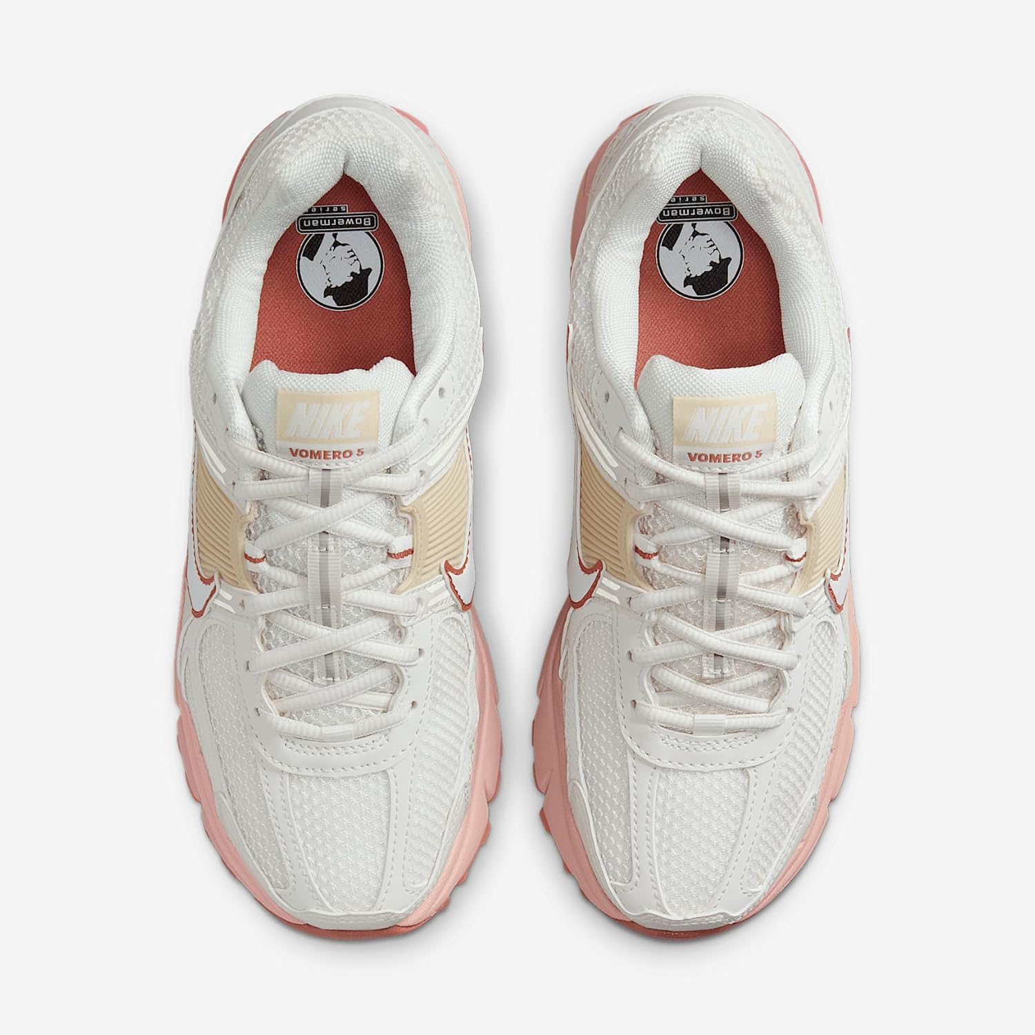 Мужские кроссовки Nike Zoom Vomero 5, белый/бежевый — фото 4