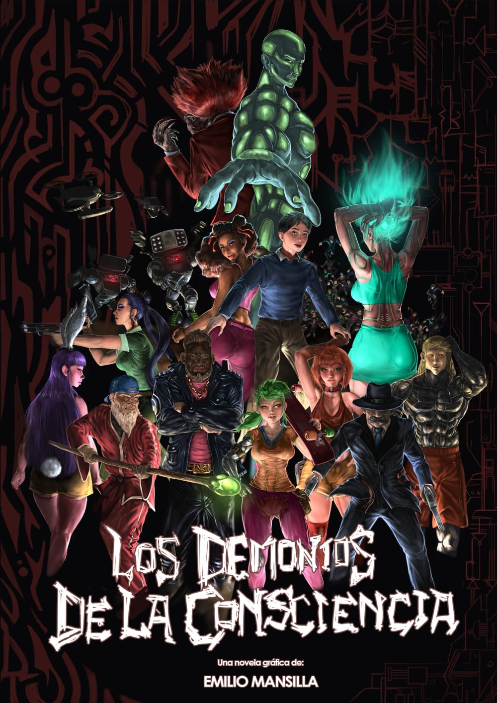 

Los Demonios de la Consciencia: Novela gráfica de ciencia ficción, IA y mundos paralelos (Spanish Edition)