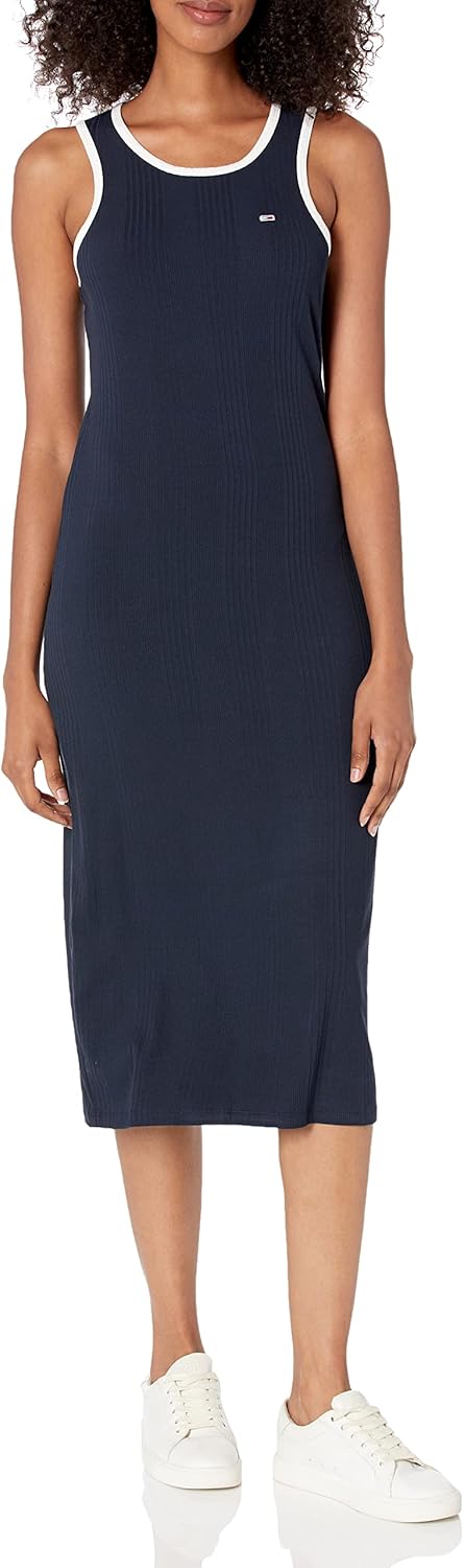 

Женское платье миди без рукавов Tommy Jeans Tommy Hilfiger, Sky Captain