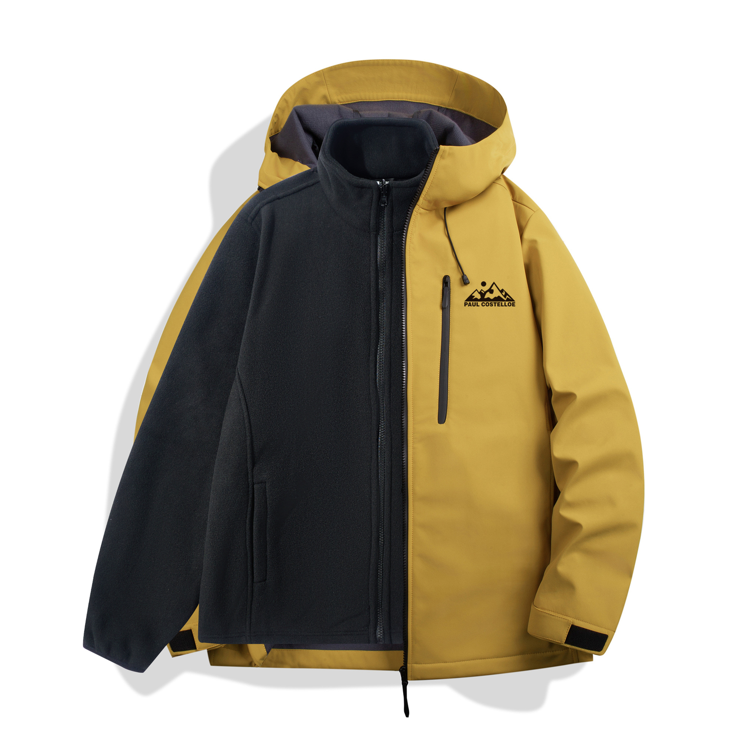 

PAUL COSTELLOE Ветровка Unisex, Ginger Yellow (Fleece 3-in-1)