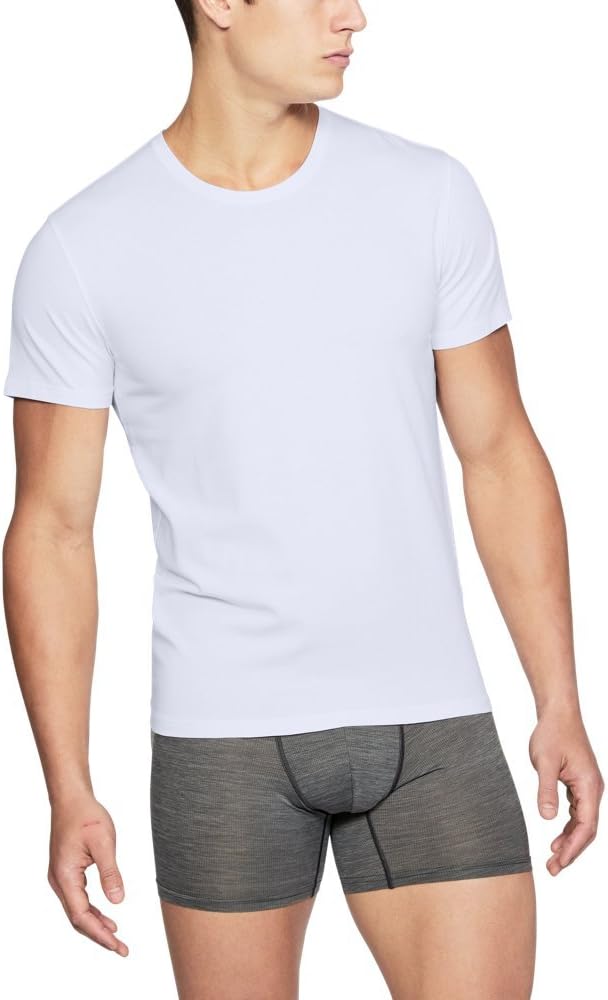 

Мужская футболка Under Armour Charged Cotton, White/ Elemental, Белый, Мужская футболка Under Armour Charged Cotton, White/ Elemental
