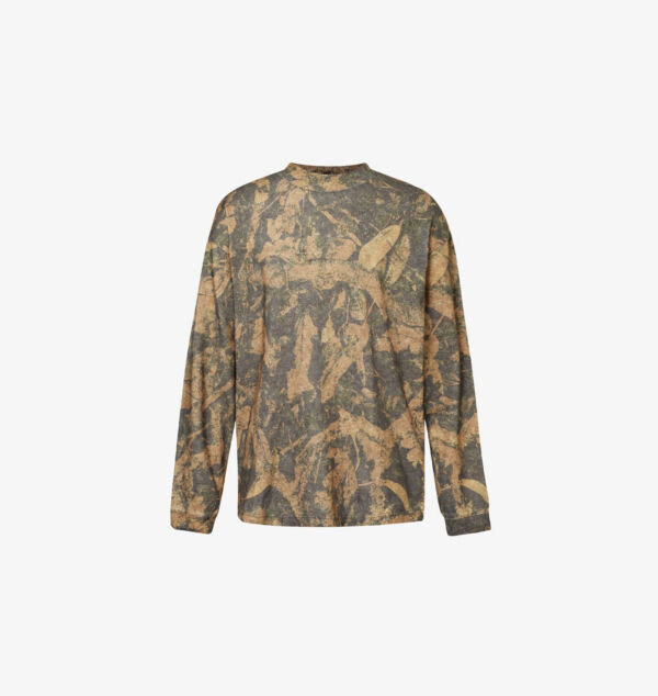 

Футболка Enick из хлопкового джерси с камуфляжным принтом Acne Studios, коричневый