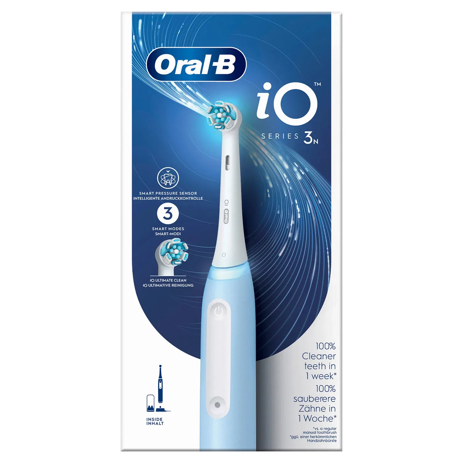 Электрическая зубная щетка Oral-B iO 3 Синий — фото 3