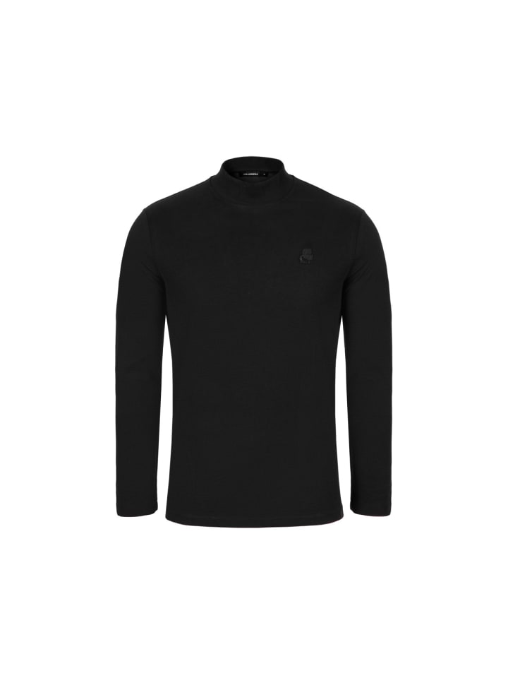 

Рубашка с длинными рукавами 755022 черного цвета Karl Lagerfeld