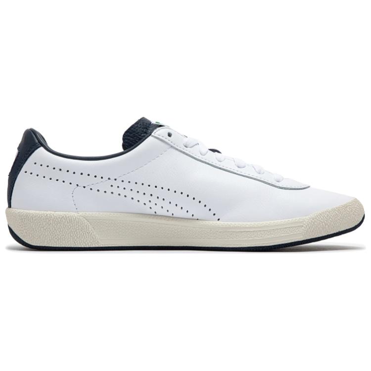 PUMA Стар ОДжи Премиум Лоу Топ скейтборд кроссовки унисекс бело-голубые, цвет White Blue — фото 2
