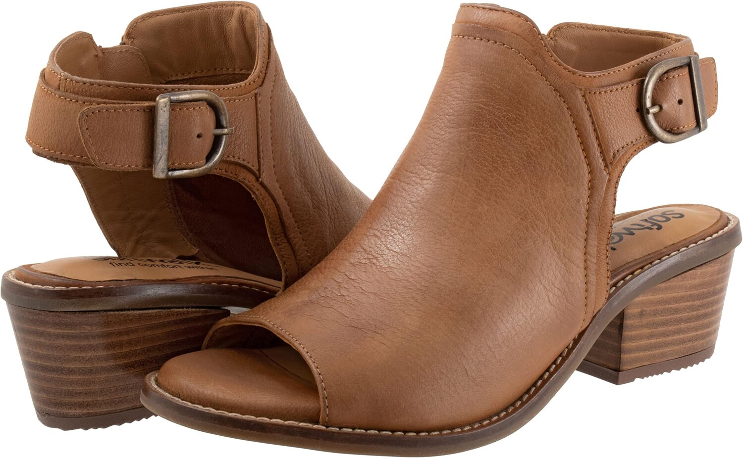 

Туфли SoftWalk Novara, цвет Luggage Nubuck