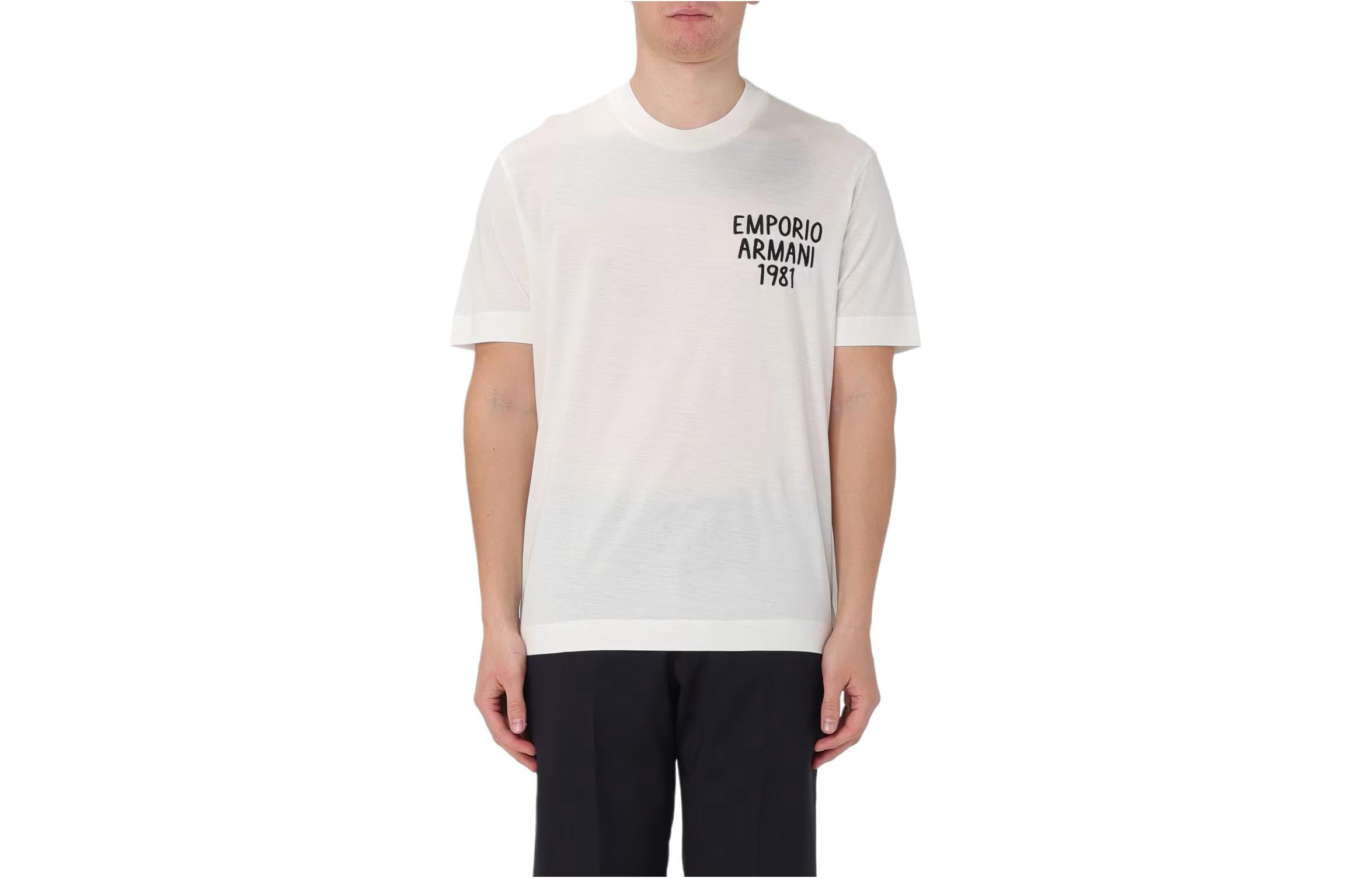 

Футболка мужская желтая EMPORIO ARMANI