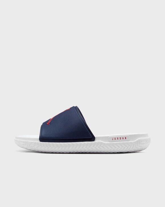 

Сандалии Jordan Jumpman Slide, цвет midnight navy/gym red-white