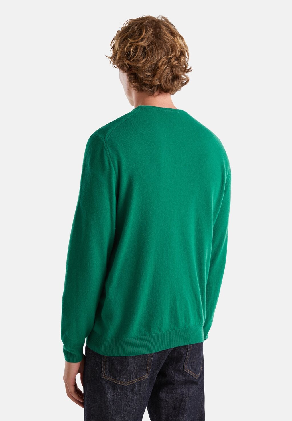 

Джемпер CREWNECK PLAIN REGULAR FIT United Colors of Benetton, зеленый