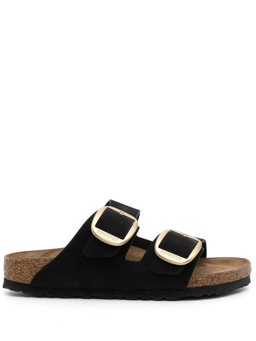 Шлепанцы Arizona с пряжками BIRKENSTOCK, черный