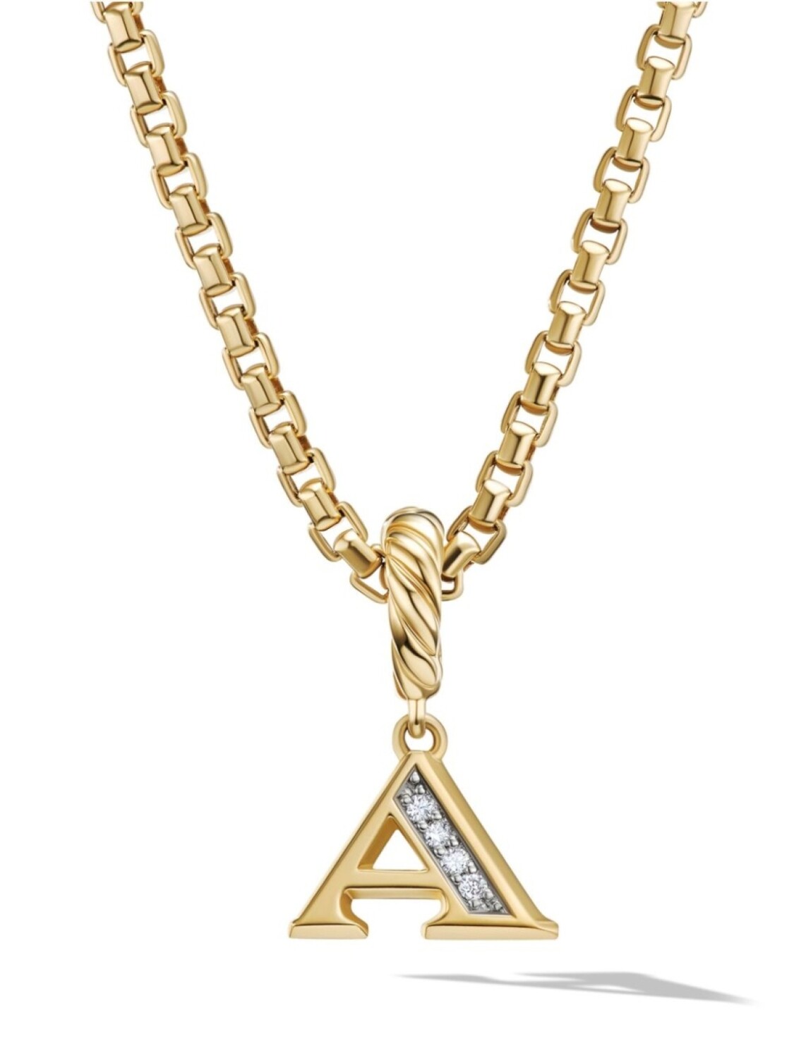 

Подвеска из желтого золота с бриллиантами David Yurman, золотой