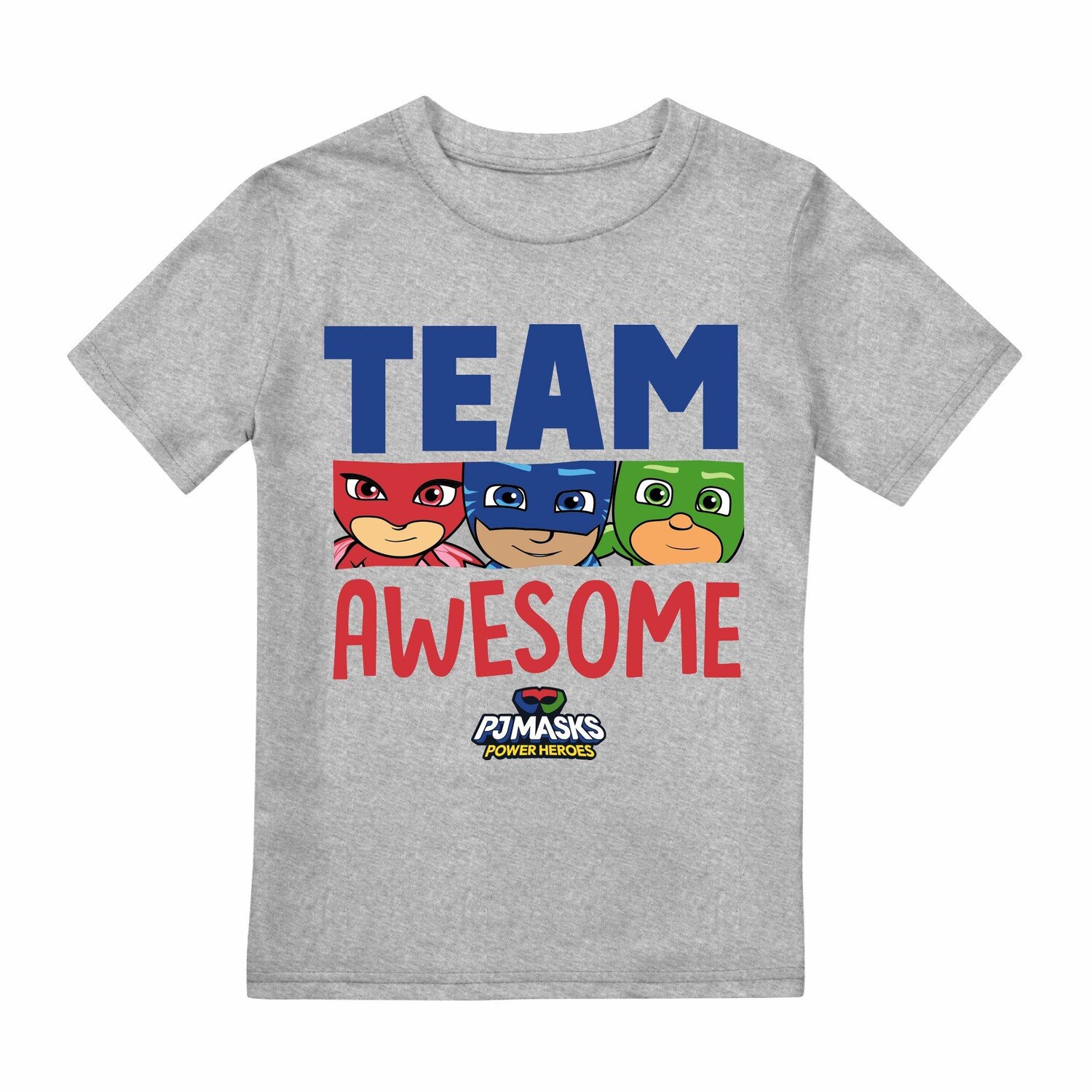 

Футболка Team Awesome PJ Masks, серый