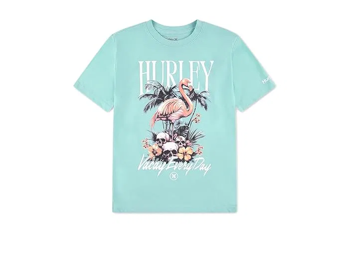 Футболка с принтом All Day Vacay Hurley Kids, Jelly Mint
