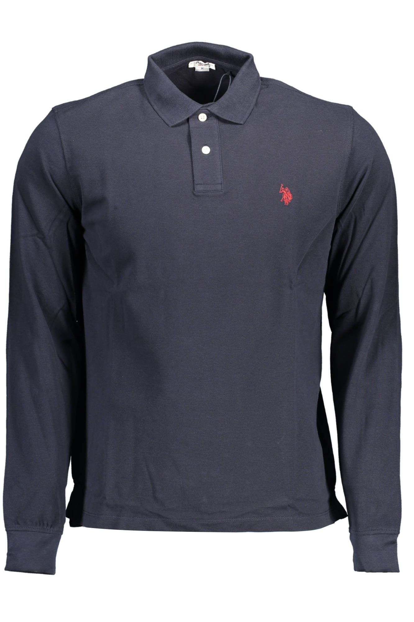 

Синяя хлопковая мужская рубашка поло U.S. Polo Assn.