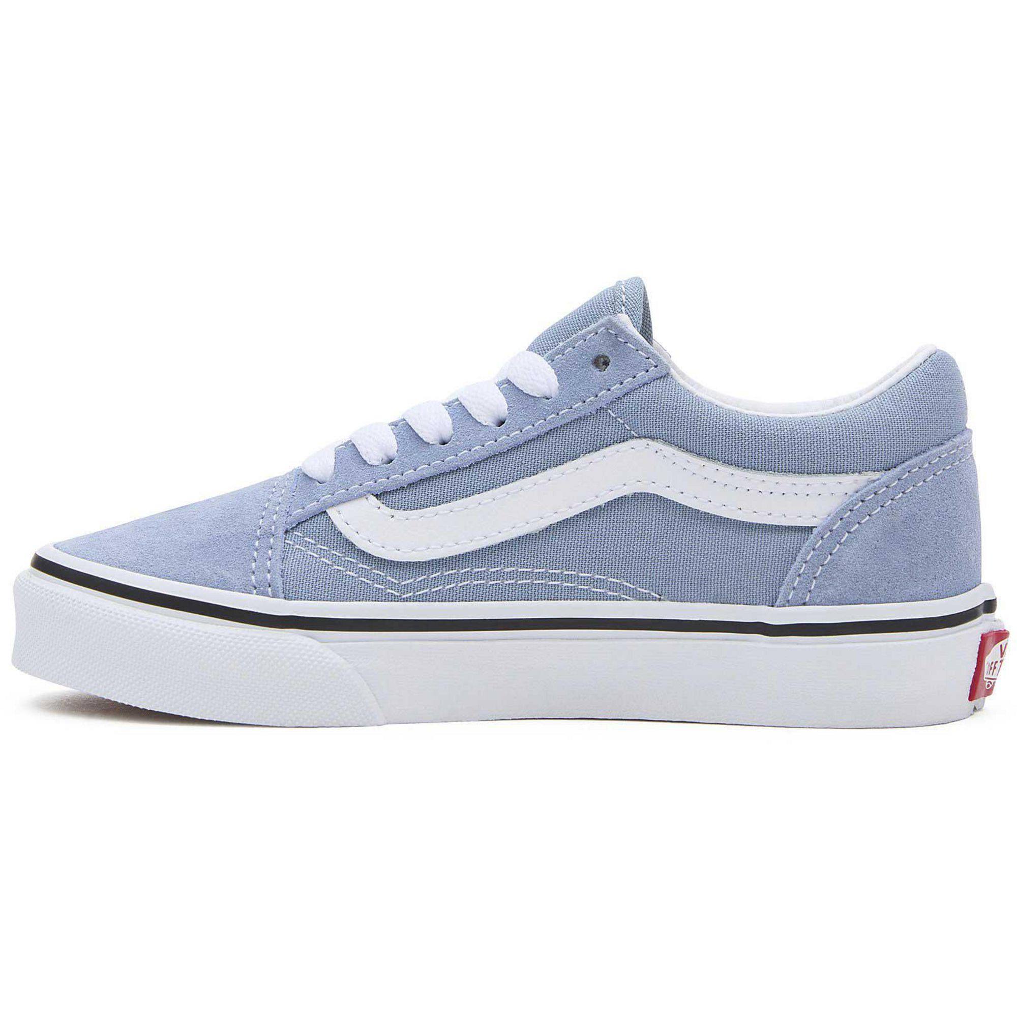 Детские повседневные туфли в стиле олдскул Vans, Dusty Blue — фото 2